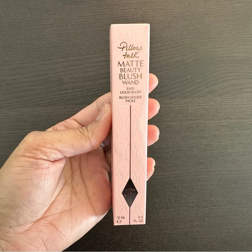 NWT Charlotte Tilbury Matte Beauty Blush Wand - Pillow Talk sz 12mL